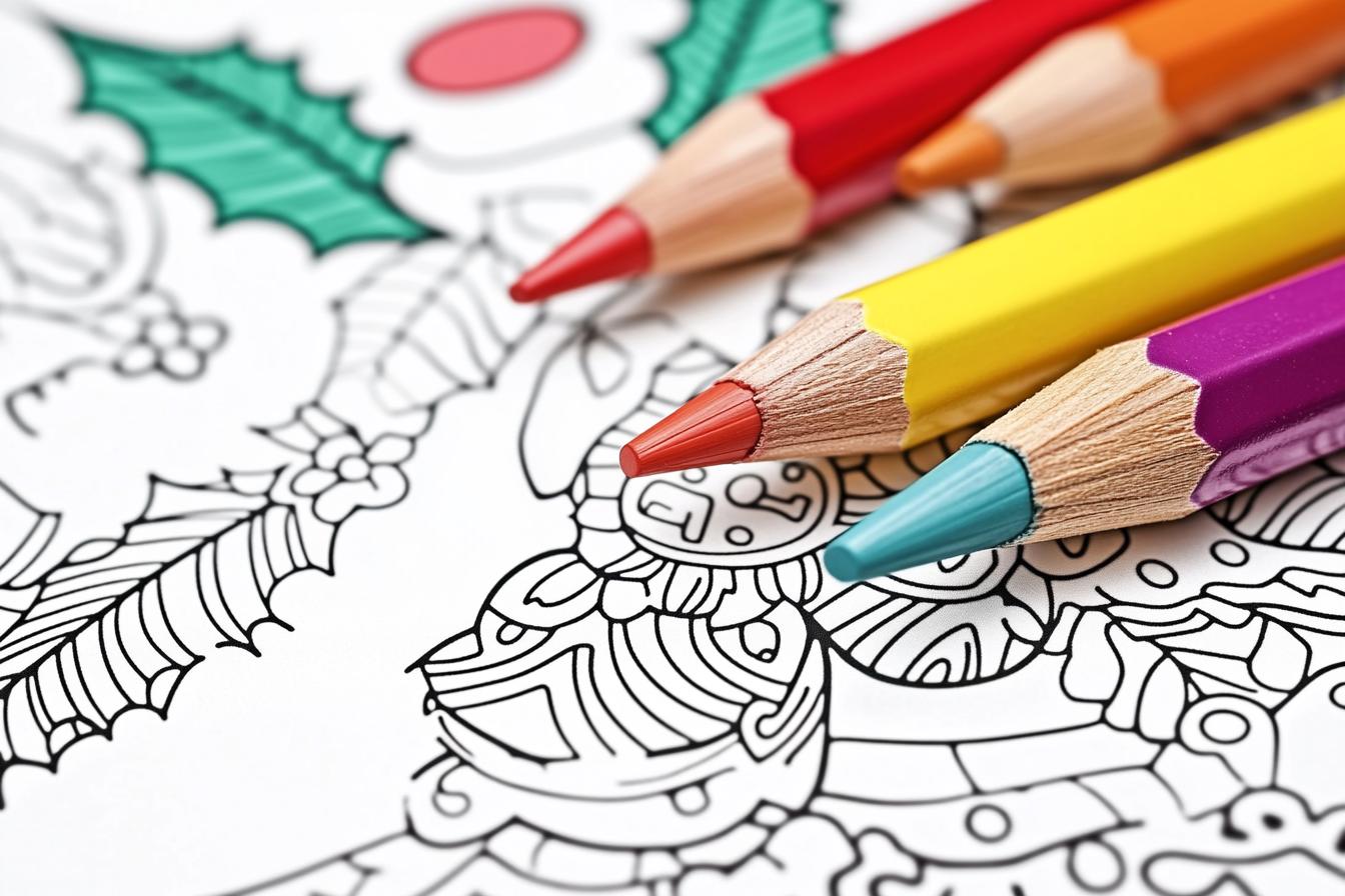 Free Printable PDF Happy New Year Coloring Pages