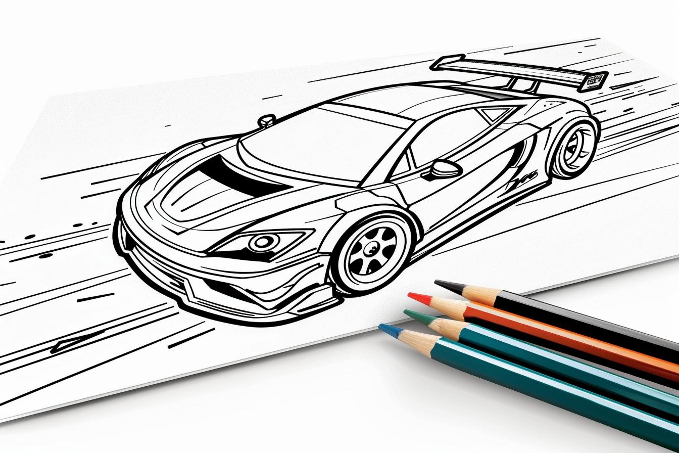 Hot Wheels Coloring Pages Free Printable PDF Hot Wheels Coloring Pages