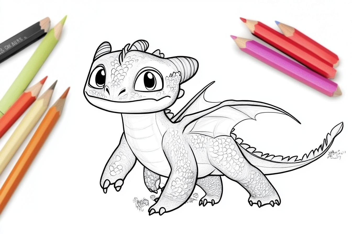 How To Train Your Dragon Coloring Pages Free Printable PDF How To Train Your Dragon Coloring Pages