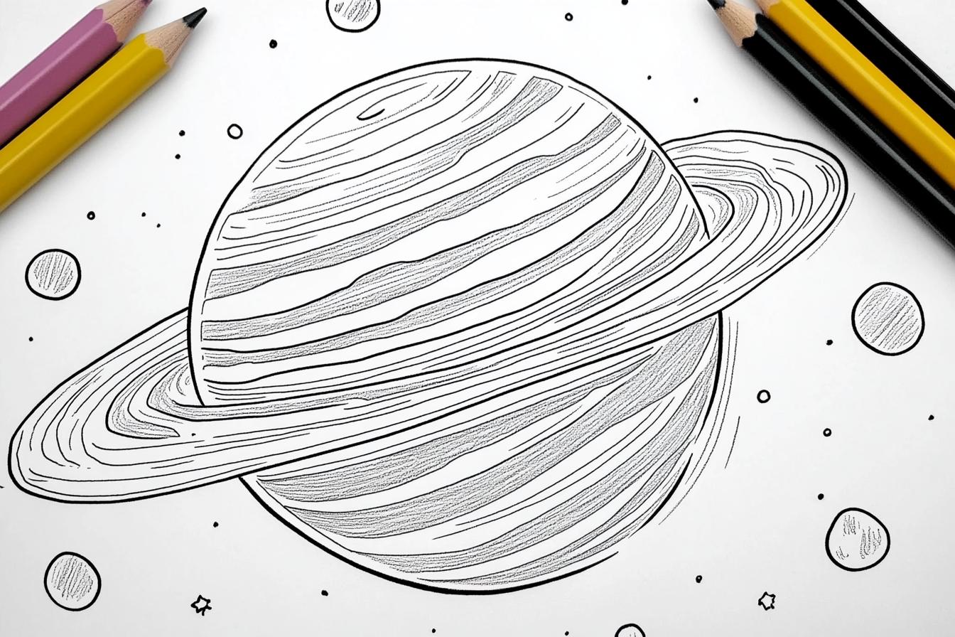 Jupiter Coloring Pages Free Printable PDF Jupiter Coloring Pages