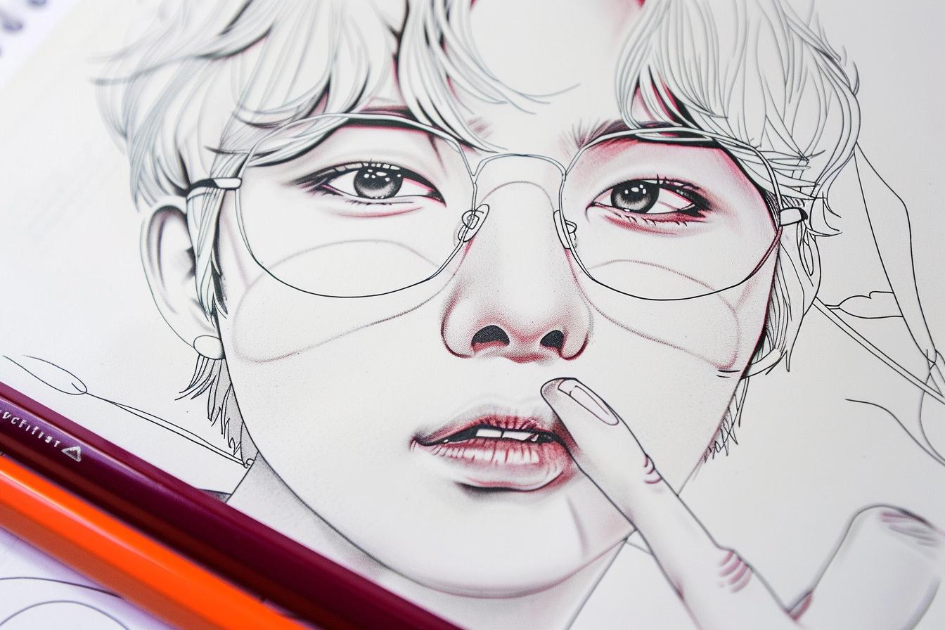 Kpop Coloring Pages Free Printable PDF Kpop Coloring Pages