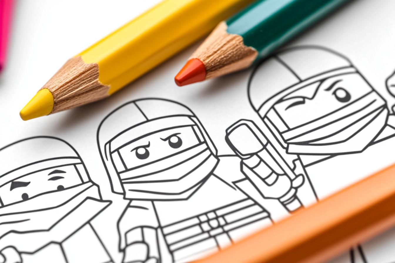 Free Printable PDF Lego Ninjago Coloring Pages