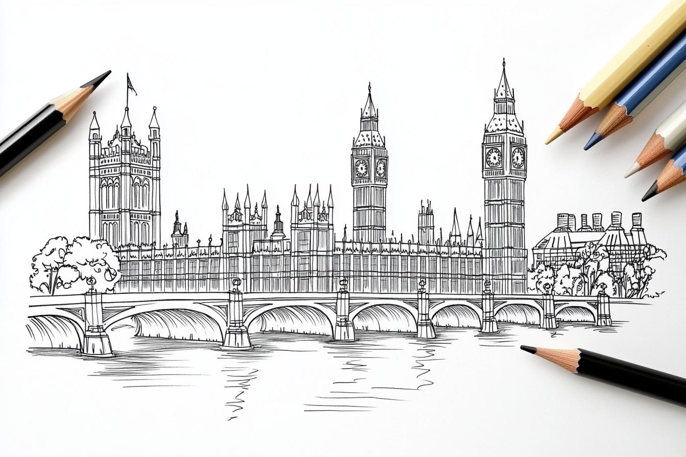 London Coloring Pages Free Printable PDF London Coloring Pages