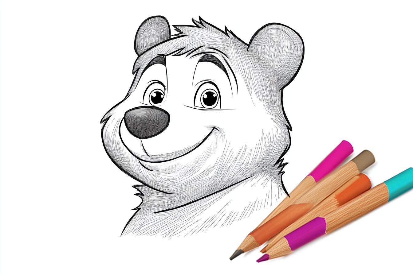 Free Printable PDF Masha And The Bear Coloring Pages