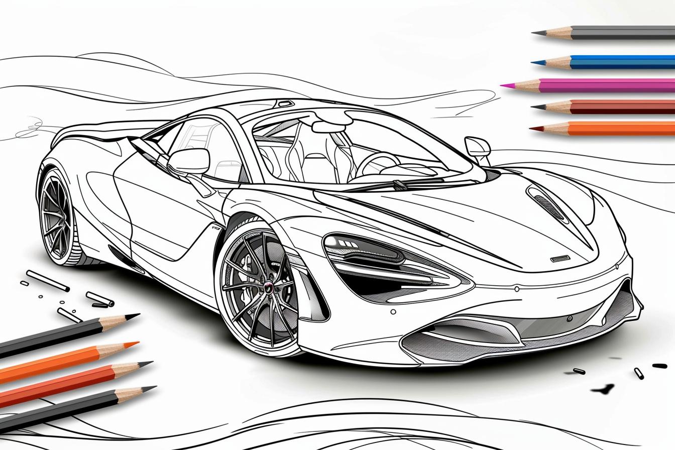 Mclaren Coloring Pages Free Printable PDF Mclaren Coloring Pages