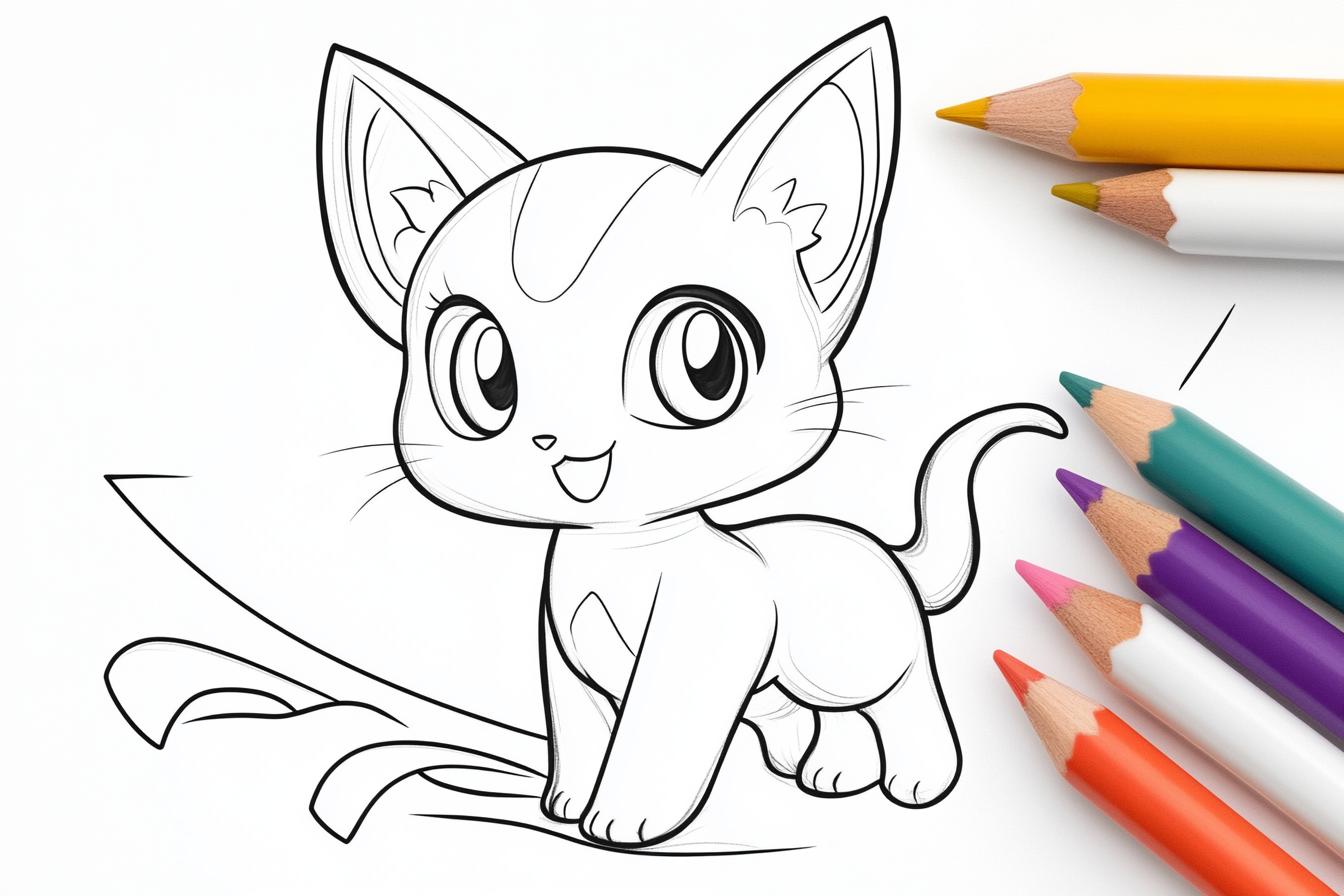 Free Printable PDF Mew Coloring Pages