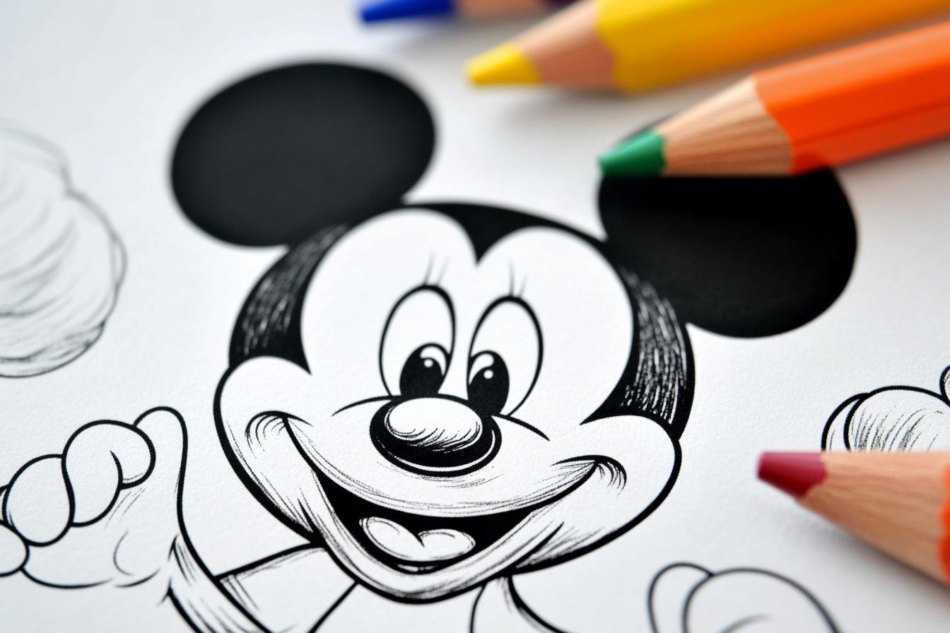 Mickey Mouse Coloring Pages Free Printable PDF Mickey Mouse Coloring Pages