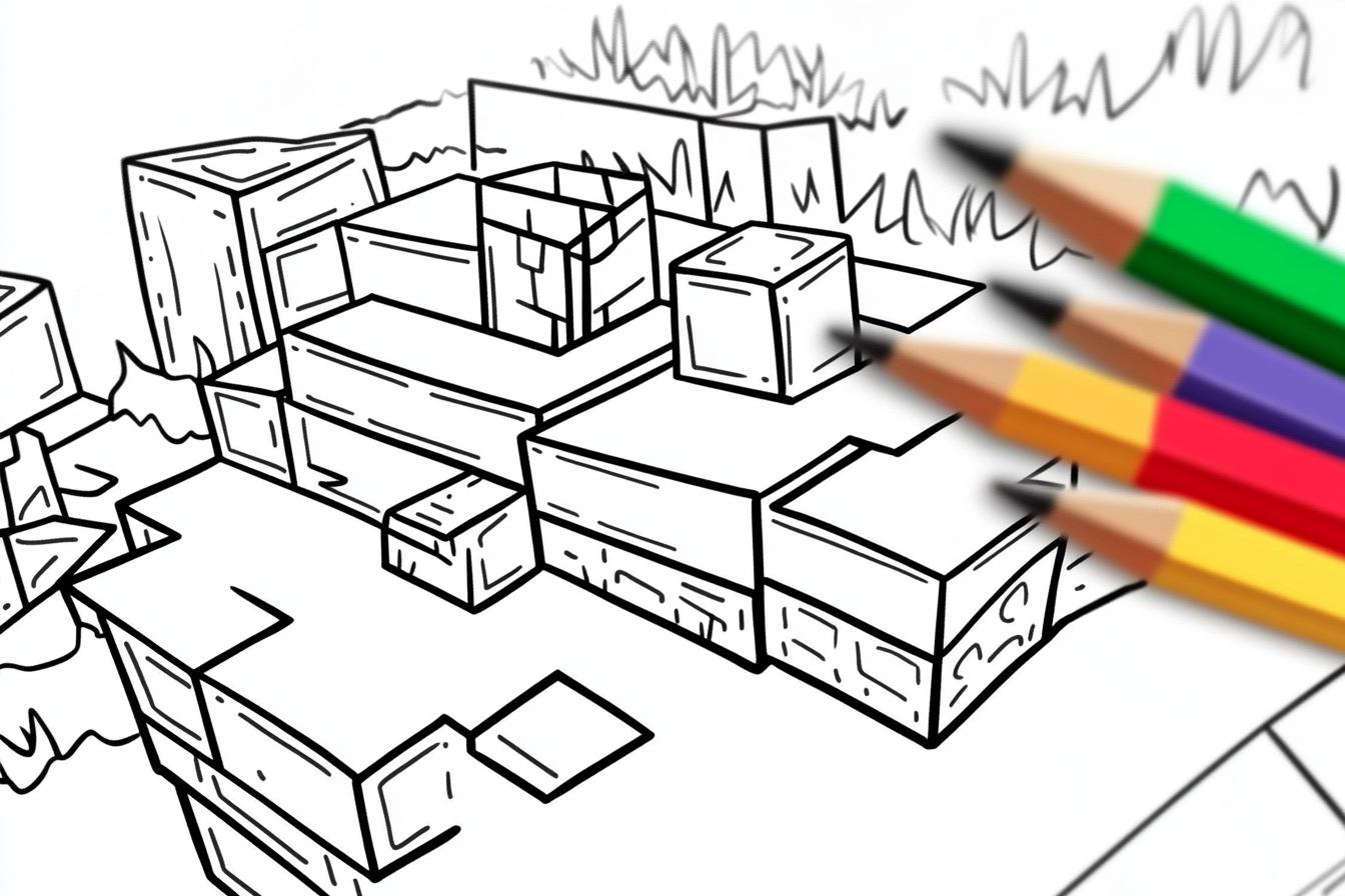 Minecraft Coloring Pages Free Printable PDF Minecraft Coloring Pages