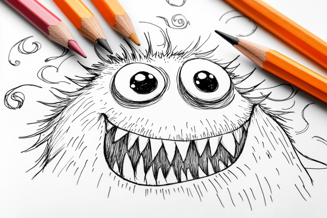 Free Printable PDF Monster Coloring Pages