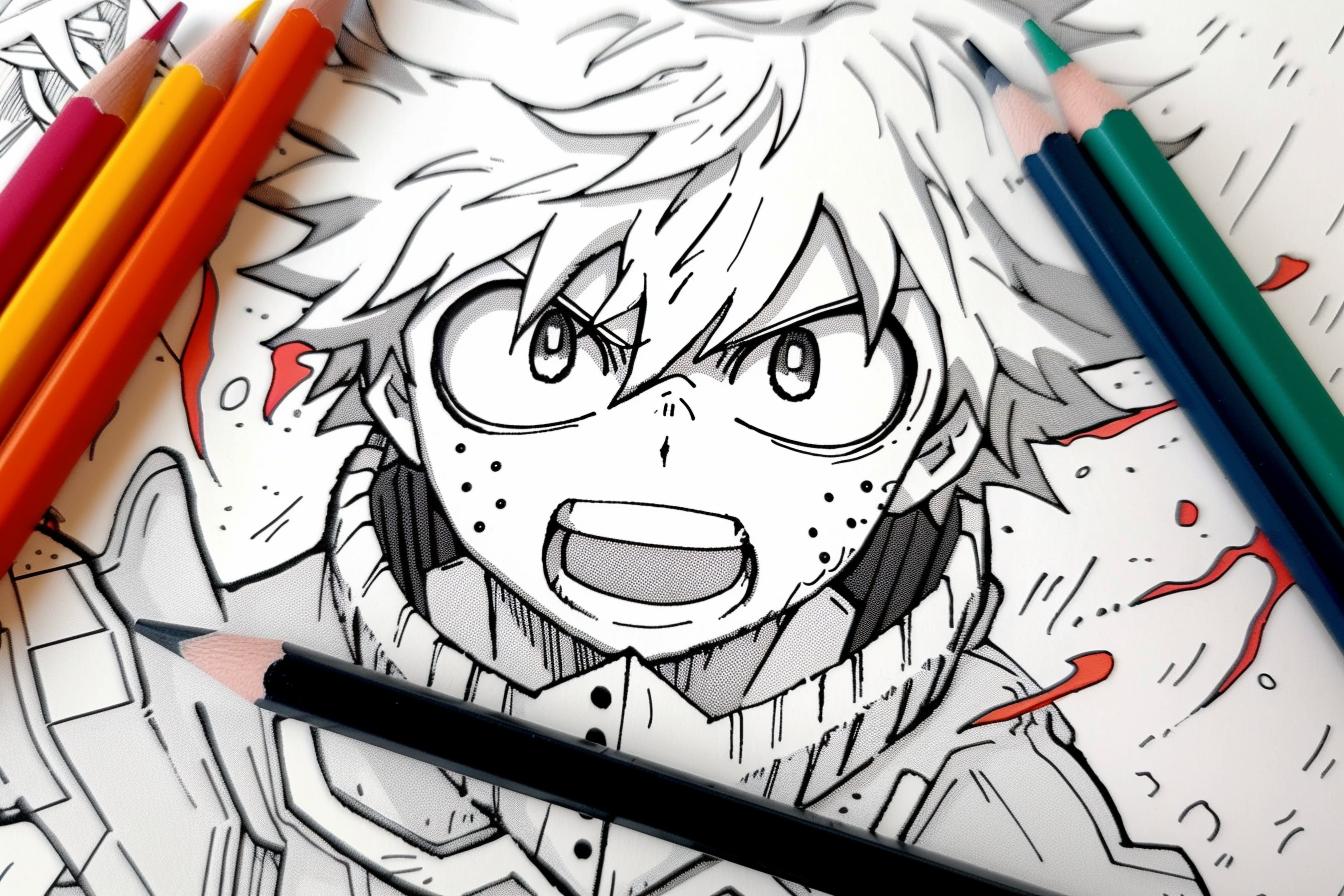 My Hero Academia Coloring Pages Free Printable PDF My Hero Academia Coloring Pages