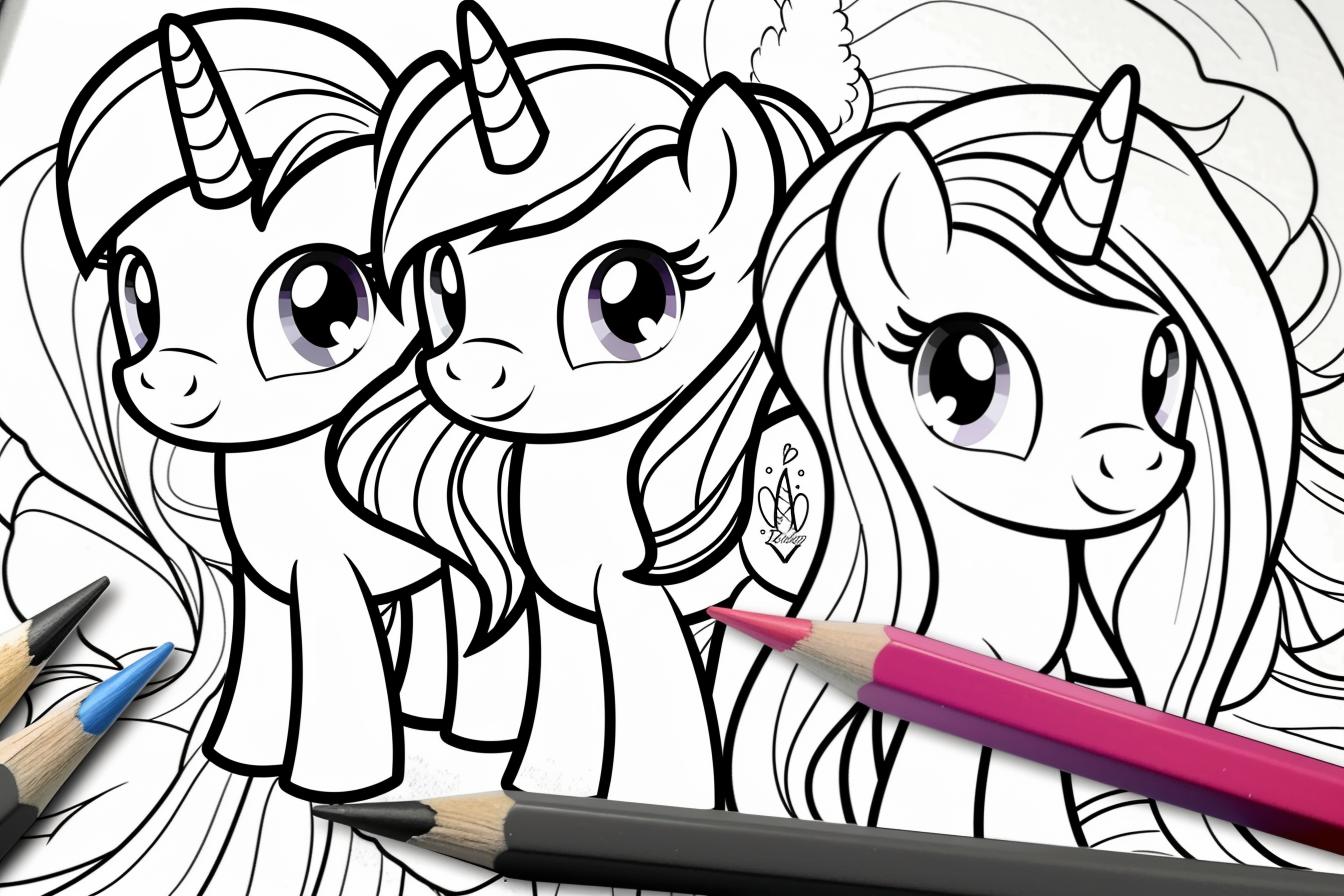 My Little Pony Coloring Pages Free Printable PDF My Little Pony Coloring Pages
