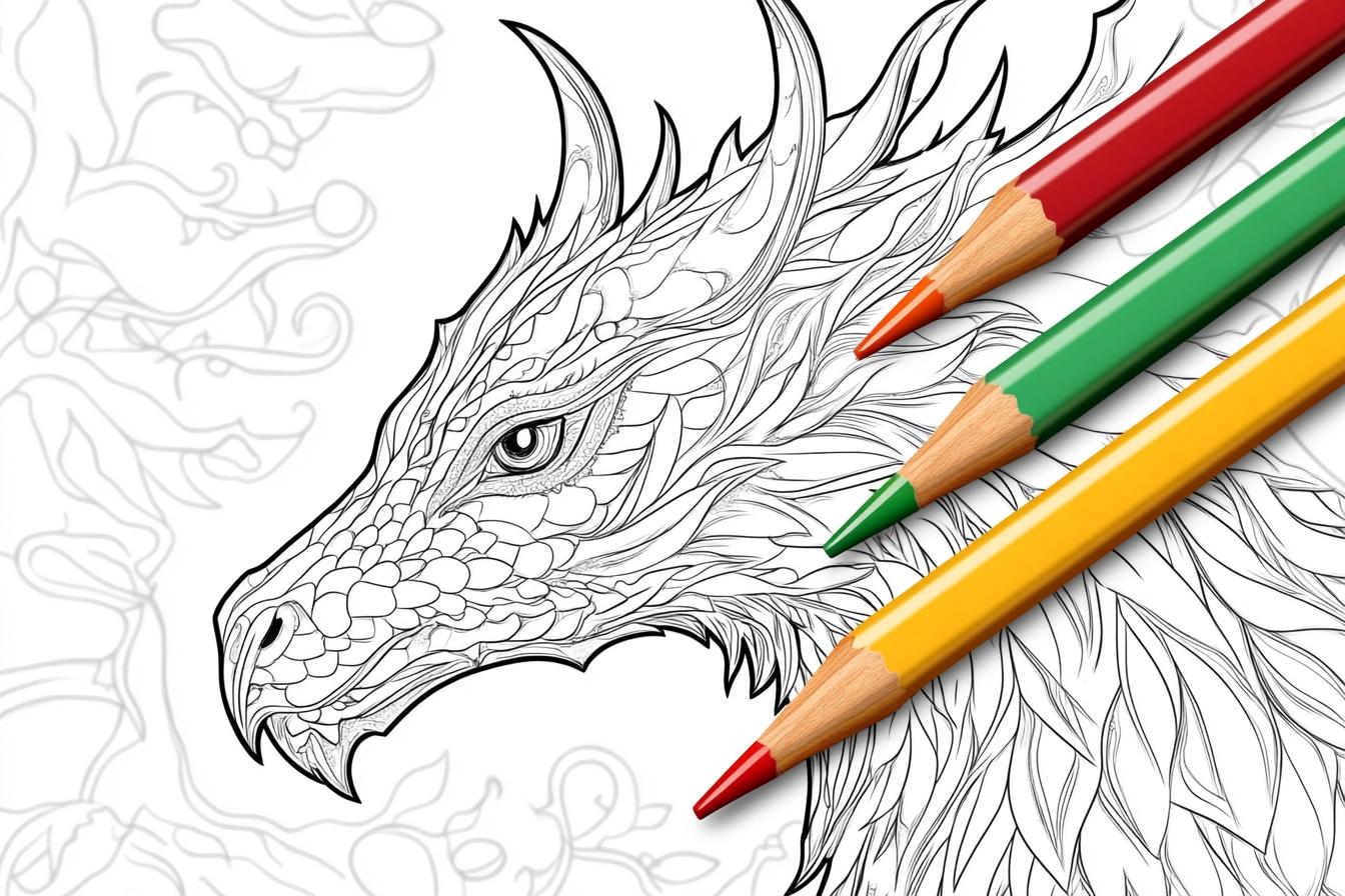 Free Printable PDF Mythical Animal Coloring Pages