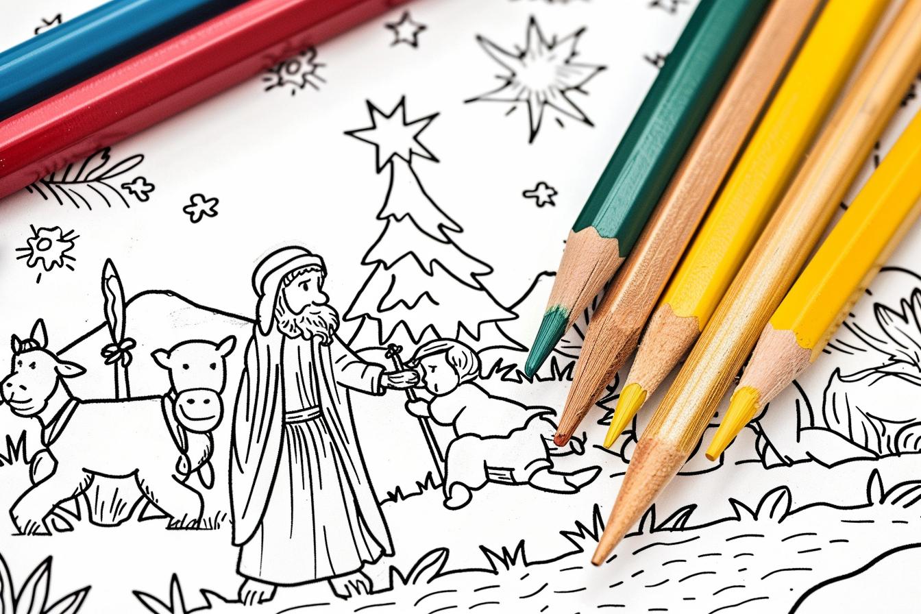 Nativity Coloring Pages Free Printable PDF Nativity Coloring Pages