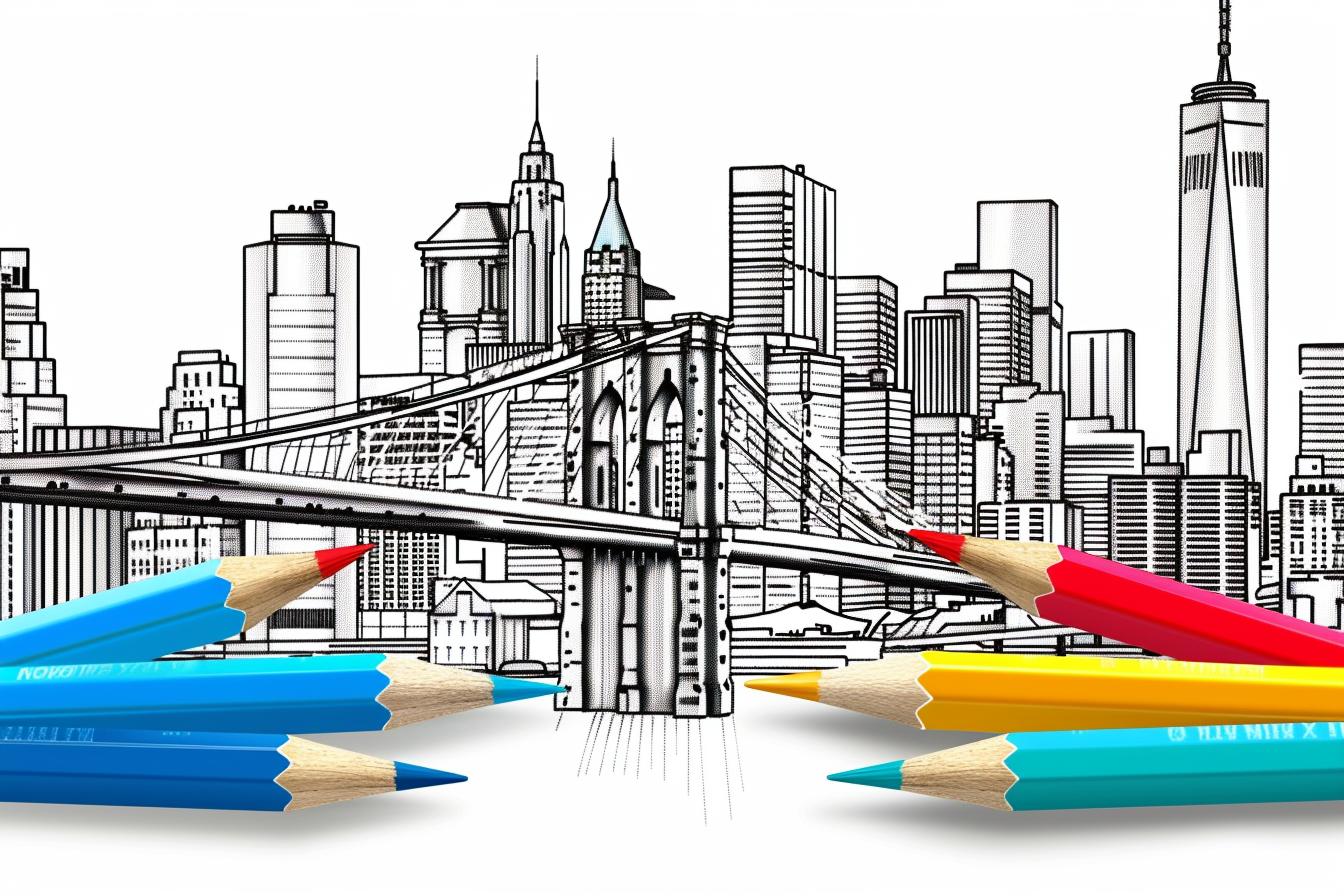 New York Coloring Pages Free Printable PDF New York Coloring Pages