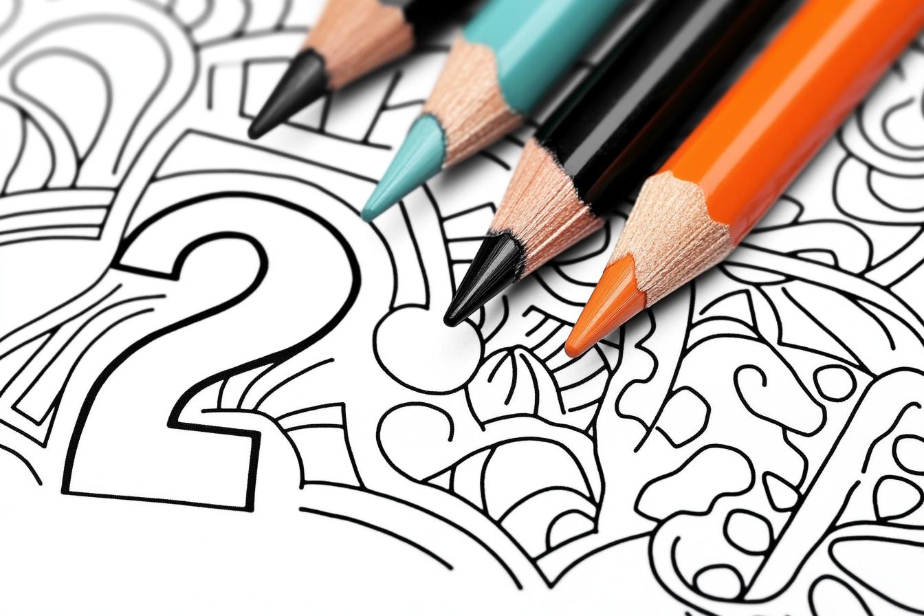 Number 2 Coloring Pages Free Printable PDF Number 2 Coloring Pages