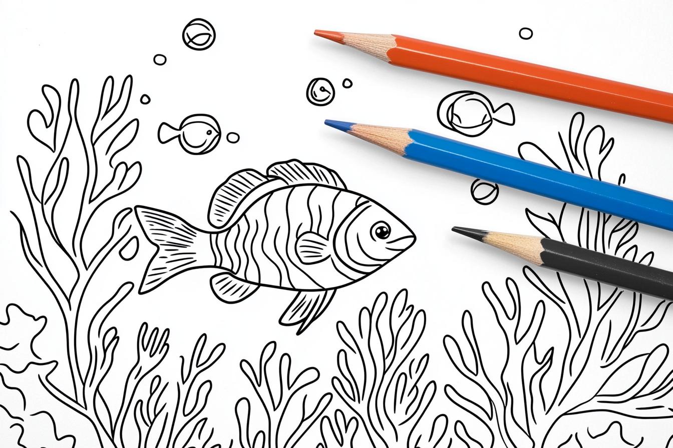 Free Printable PDF Ocean Coloring Pages