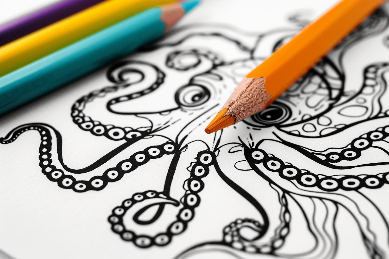 Octopus Coloring Pages Free Printable PDF Octopus Coloring Pages
