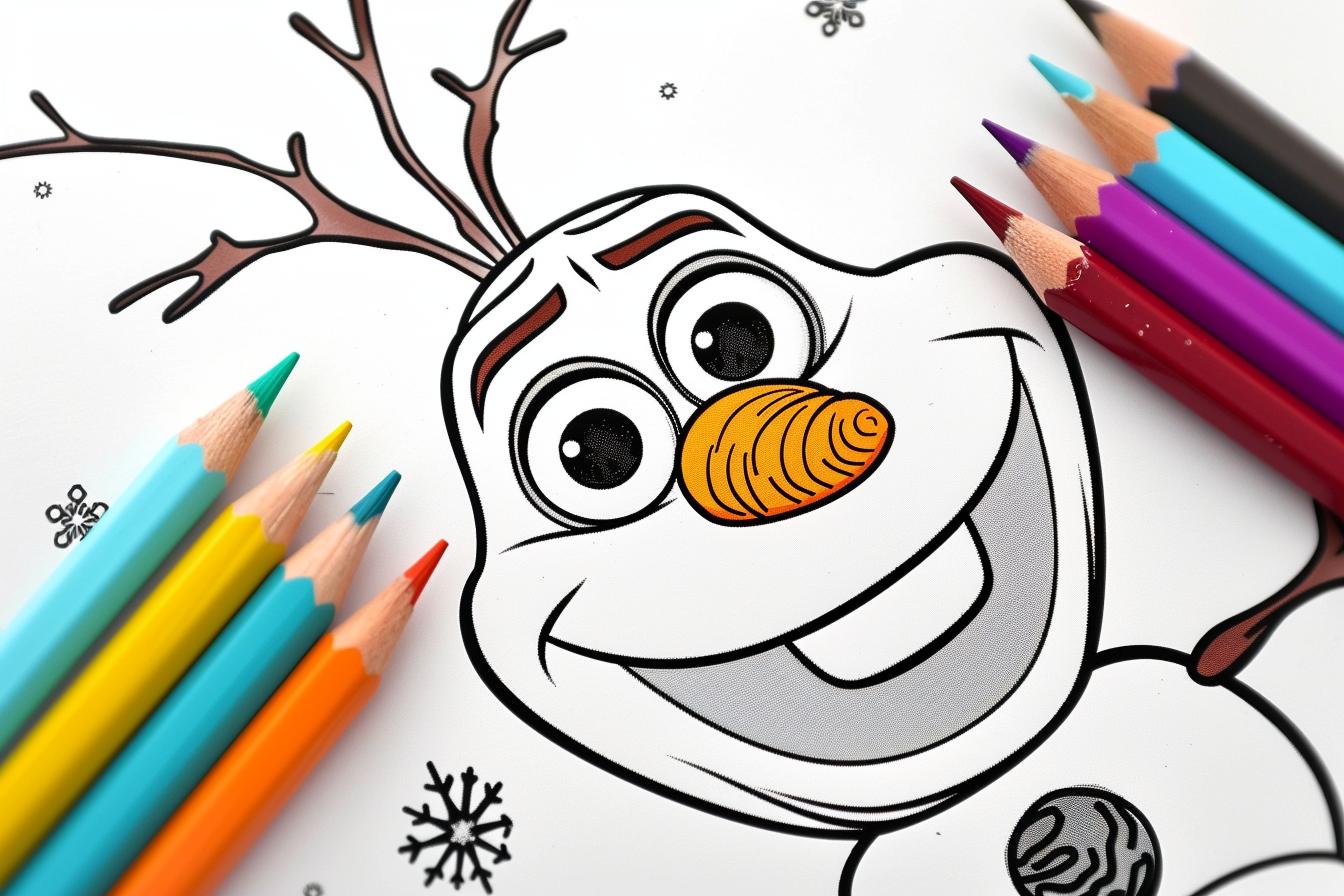 Olaf Coloring Pages Free Printable PDF Olaf Coloring Pages