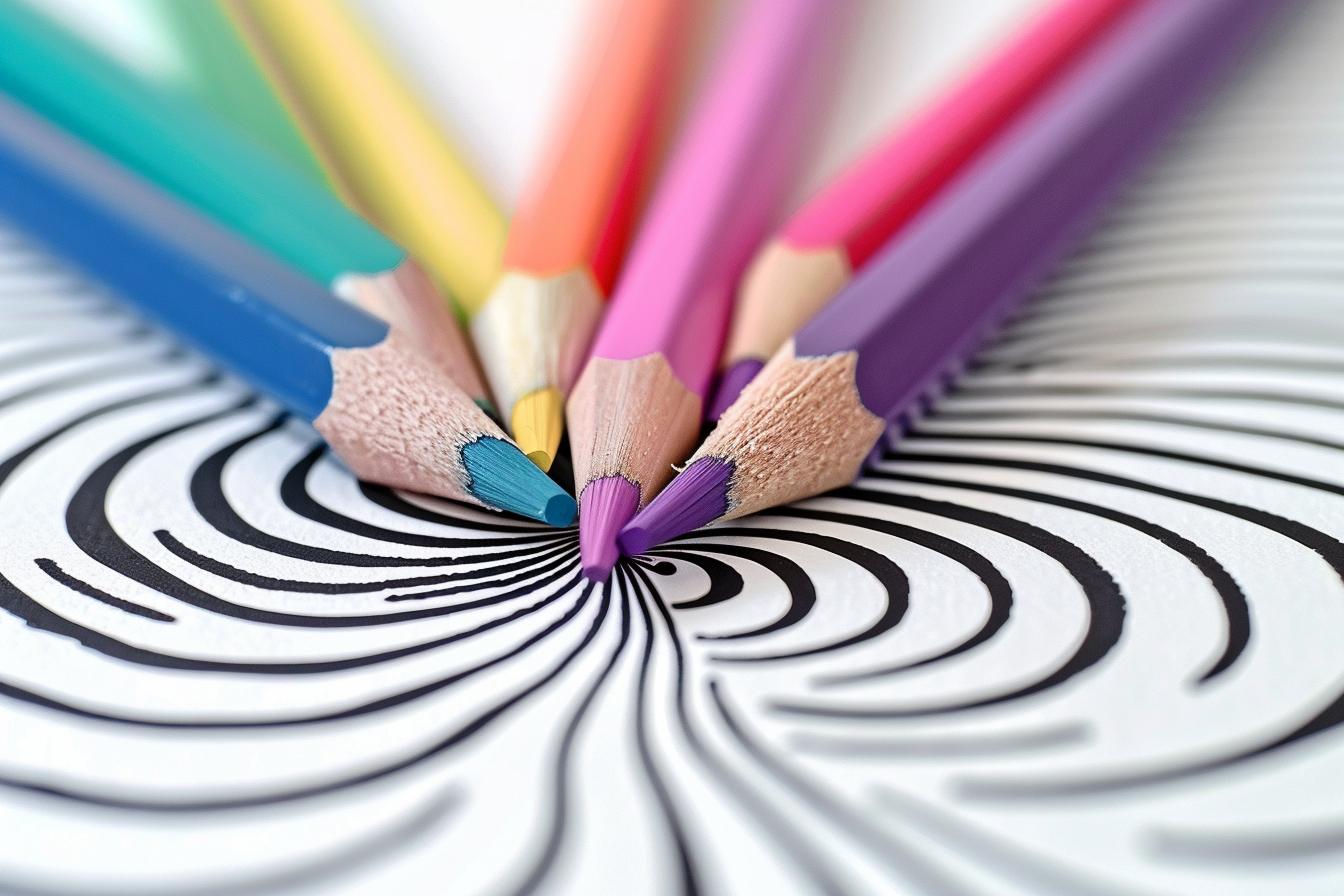 Optical Illusion Coloring Pages Free Printable PDF Optical Illusion Coloring Pages