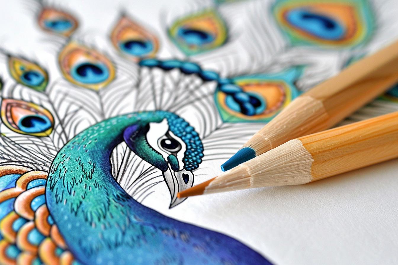 Peacock Coloring Pages Free Printable PDF Peacock Coloring Pages