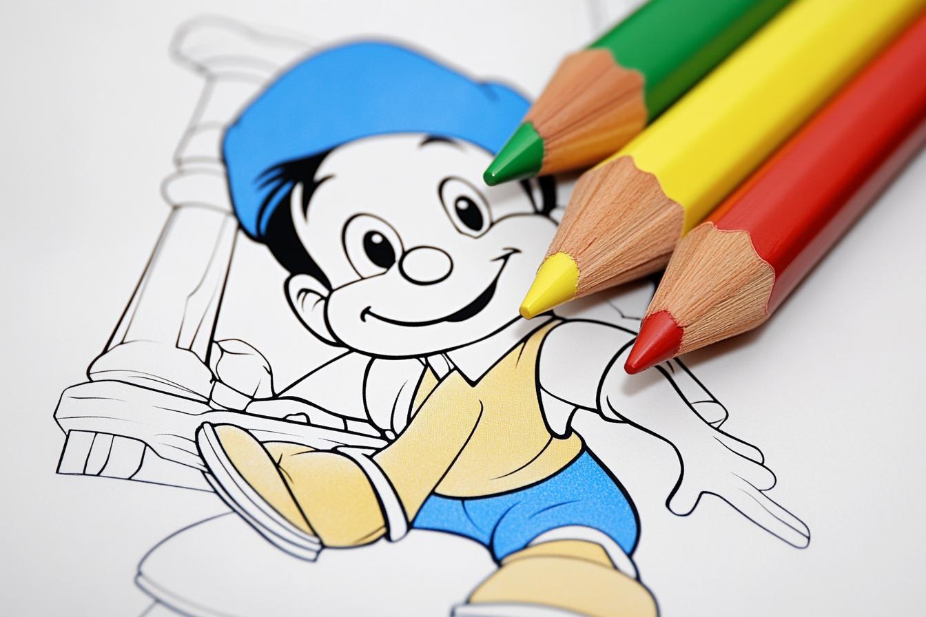 Pinocchio Coloring Pages Free Printable PDF Pinocchio Coloring Pages