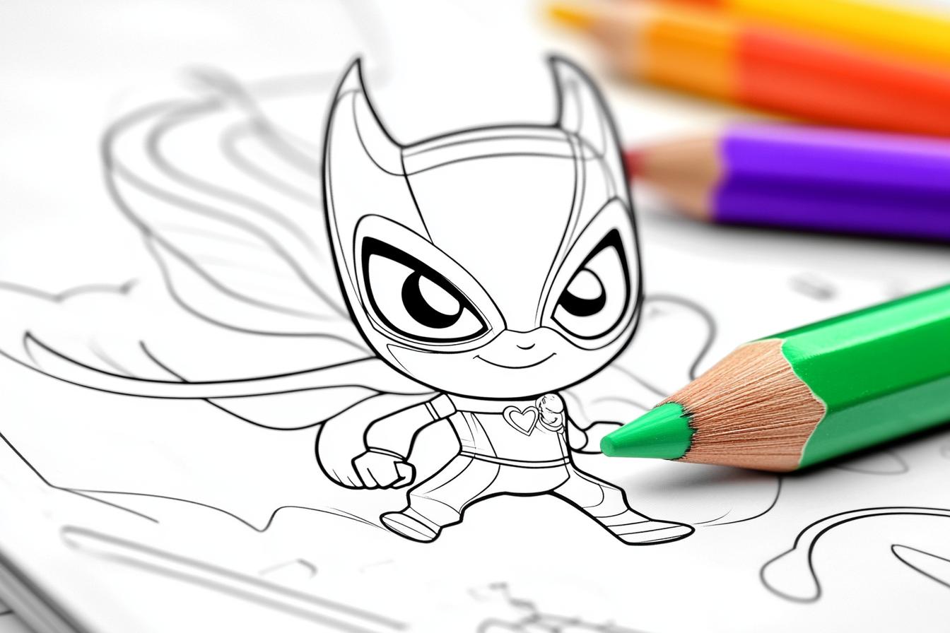Pj Masks Coloring Pages Free Printable PDF Pj Masks Coloring Pages