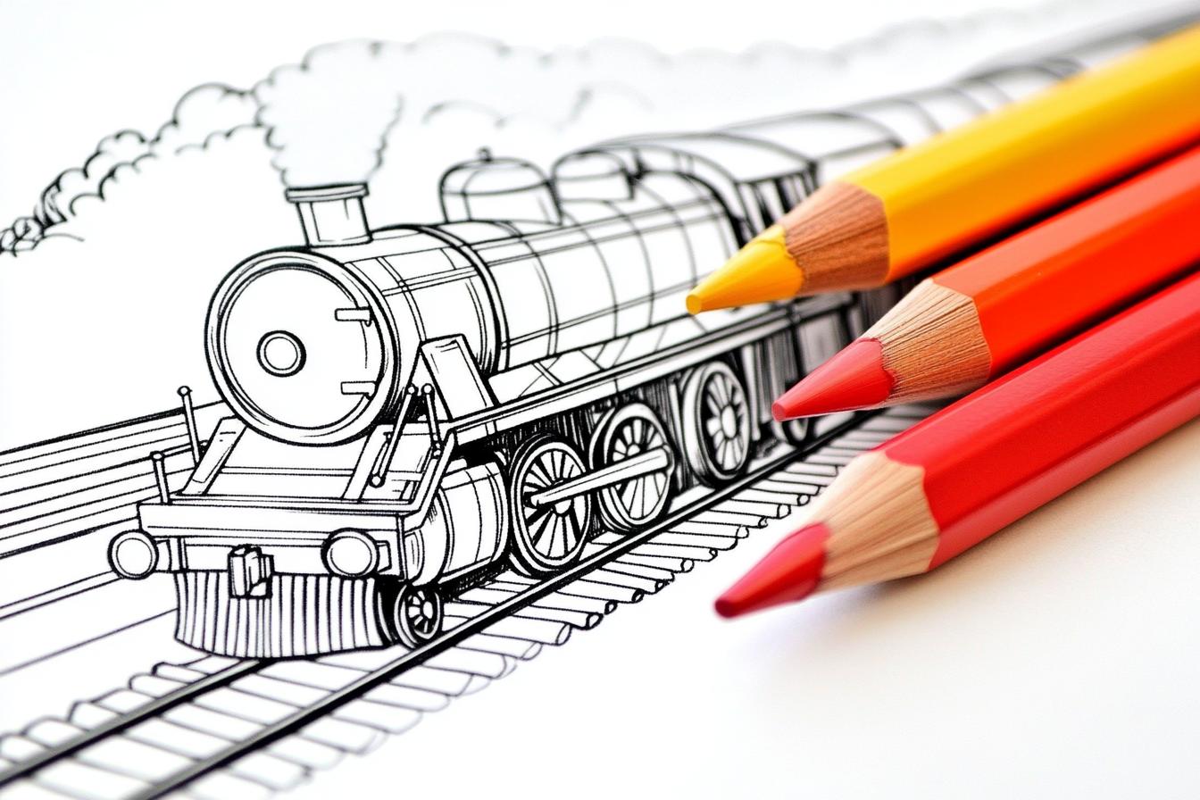 Free Printable PDF Polar Express Coloring Pages