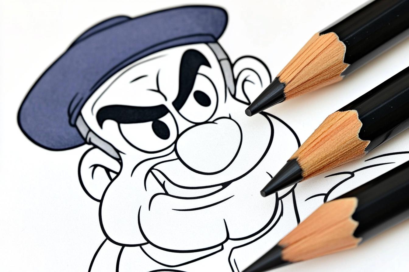 Popeye Coloring Pages Free Printable PDF Popeye Coloring Pages