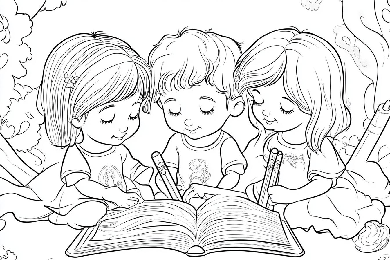 Free Printable PDF Precious Moments Coloring Pages