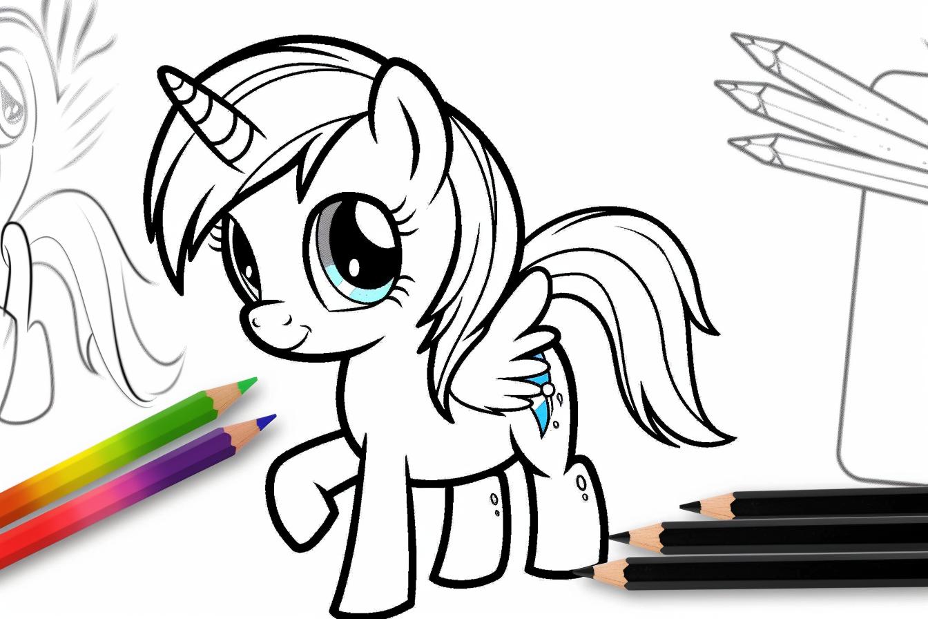 Rainbow Dash Coloring Pages Free Printable PDF Rainbow Dash Coloring Pages