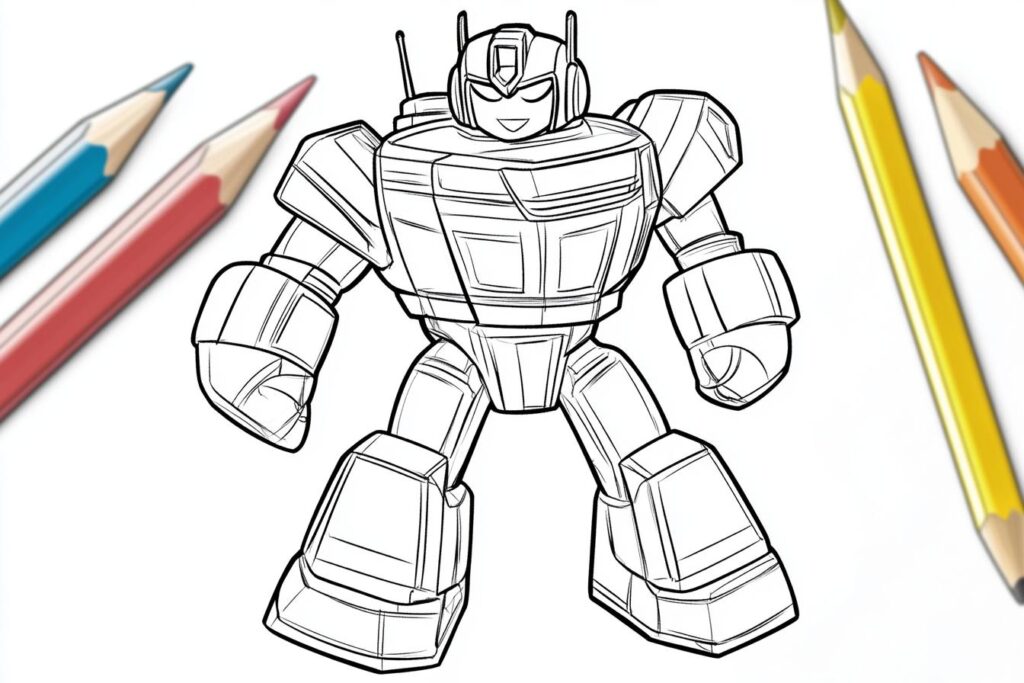 Rescue Bots Coloring Pages Fun for Kids, Printable & Digital