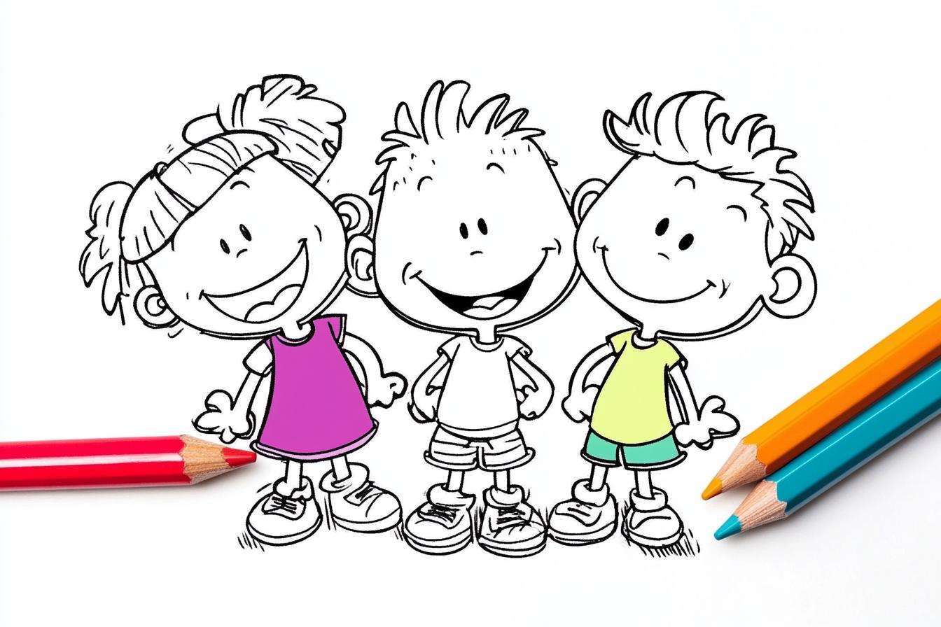 Free Printable PDF Rugrats Coloring Pages