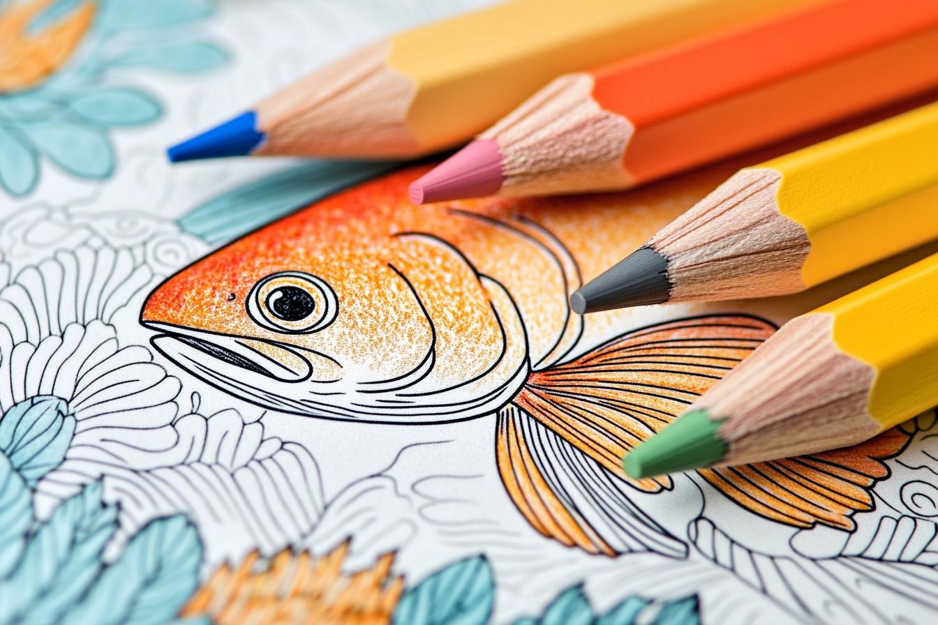 Free Printable PDF Salmon Coloring Pages