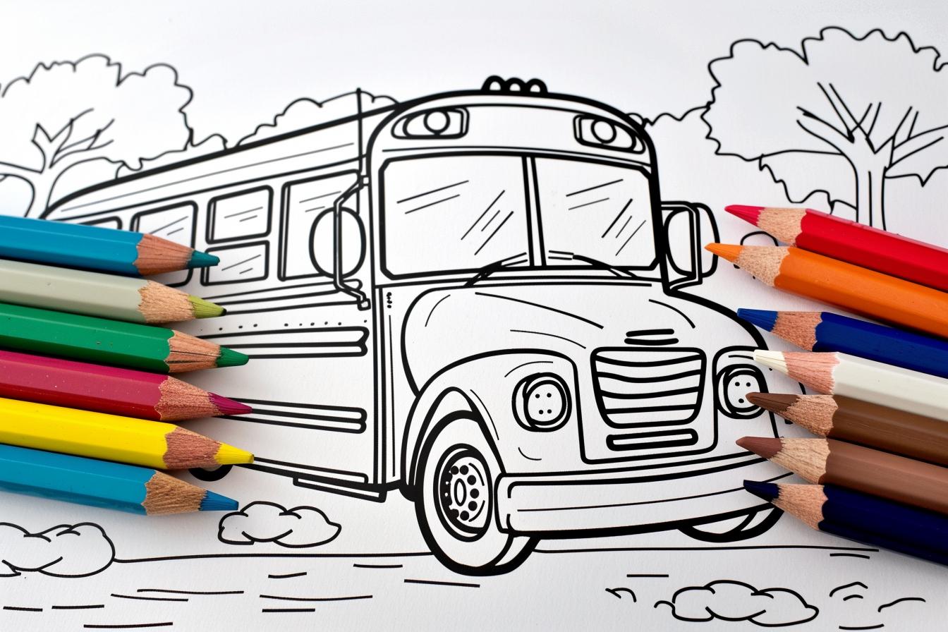 School Bus Coloring Pages Free School Bus Coloring Pages