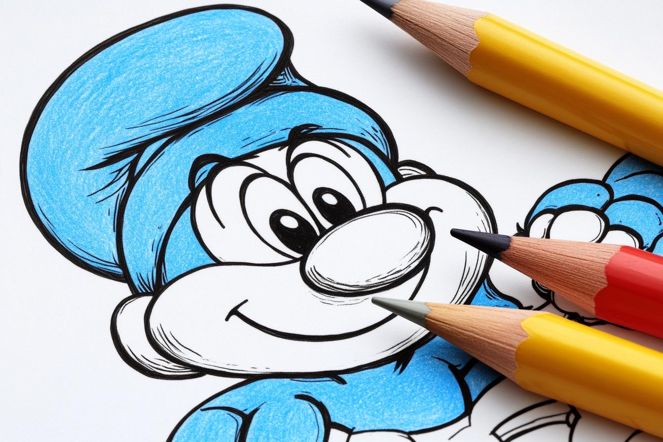 Free Printable PDF Smurf Coloring Pages