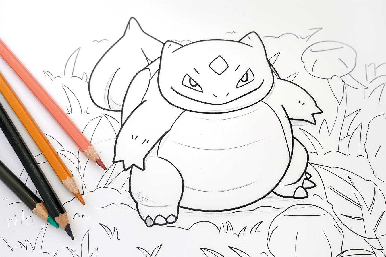 Snorlax Coloring Pages Free Printable PDF Snorlax Coloring Pages