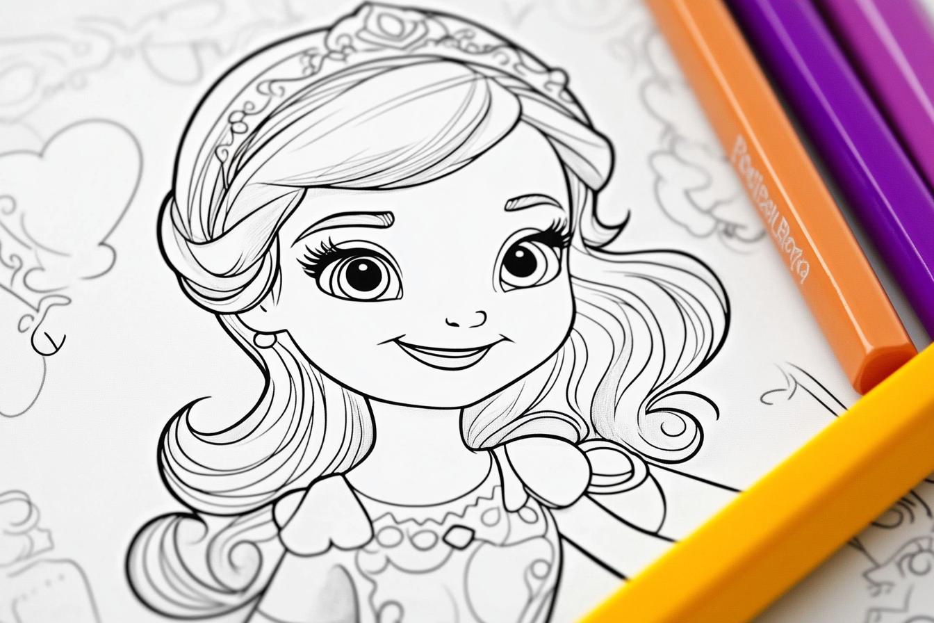 Sofia The First Coloring Pages Free Printable PDF Sofia The First Coloring Pages