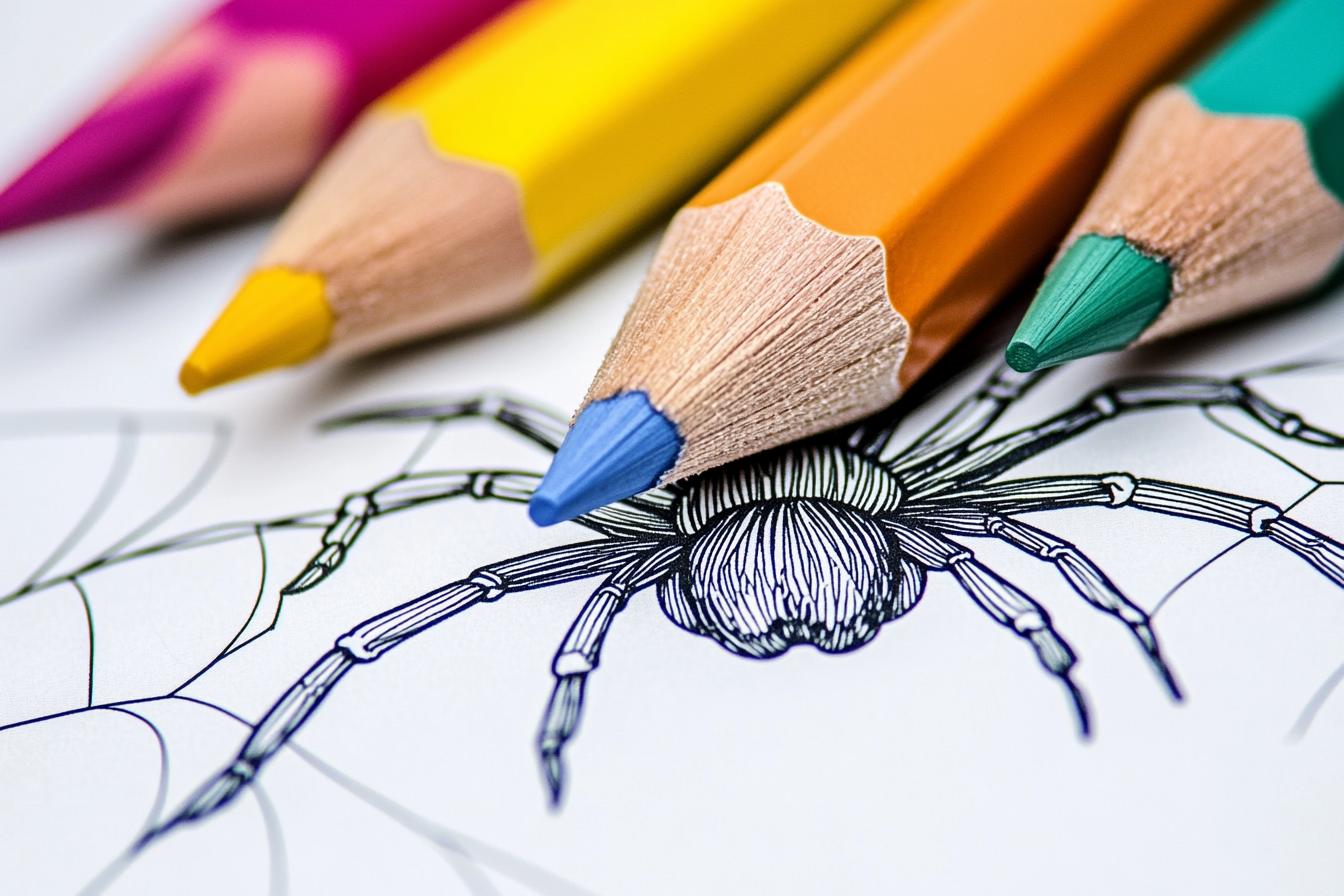 Spider Coloring Pages Free Printable PDF Spider Coloring Pages
