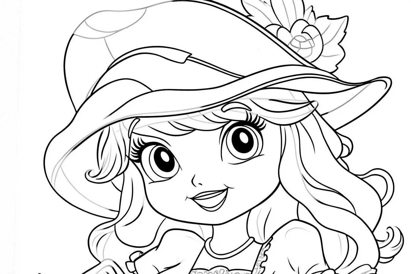 Free Printable PDF Strawberry Shortcake Coloring Pages