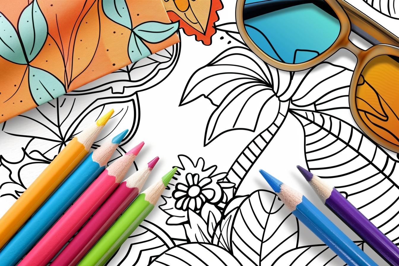 Summer coloring pages Free Summer coloring pages