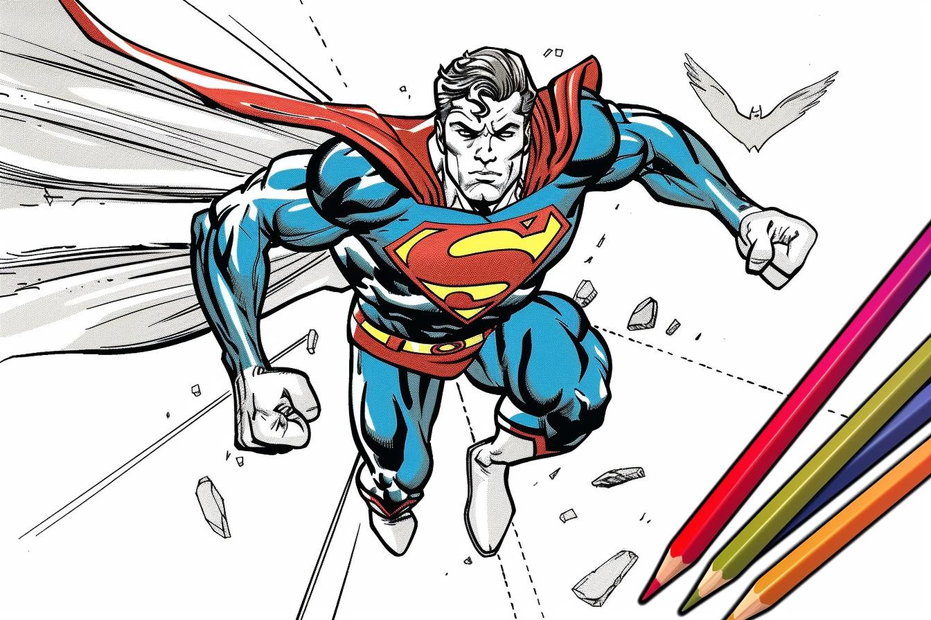 Superhero Coloring Pages Free Printable PDF Superhero Coloring Pages