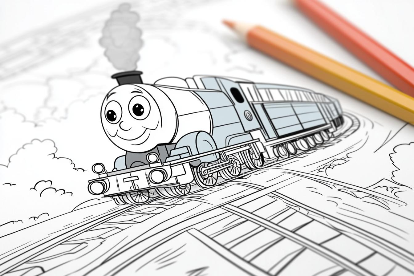 Free Printable PDF Thomas And Friends Coloring Pages