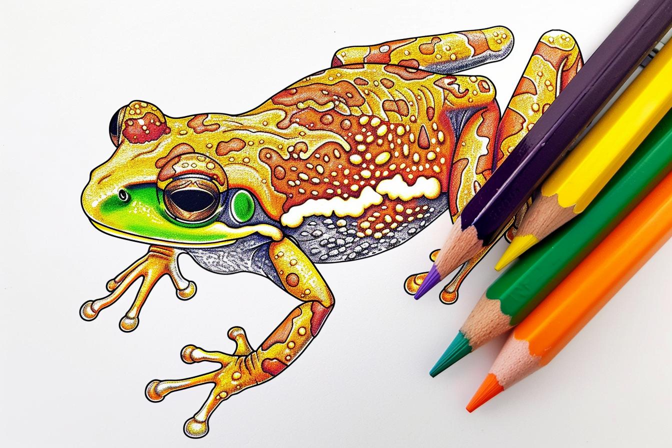 Toad Coloring Pages Free Printable PDF Toad Coloring Pages