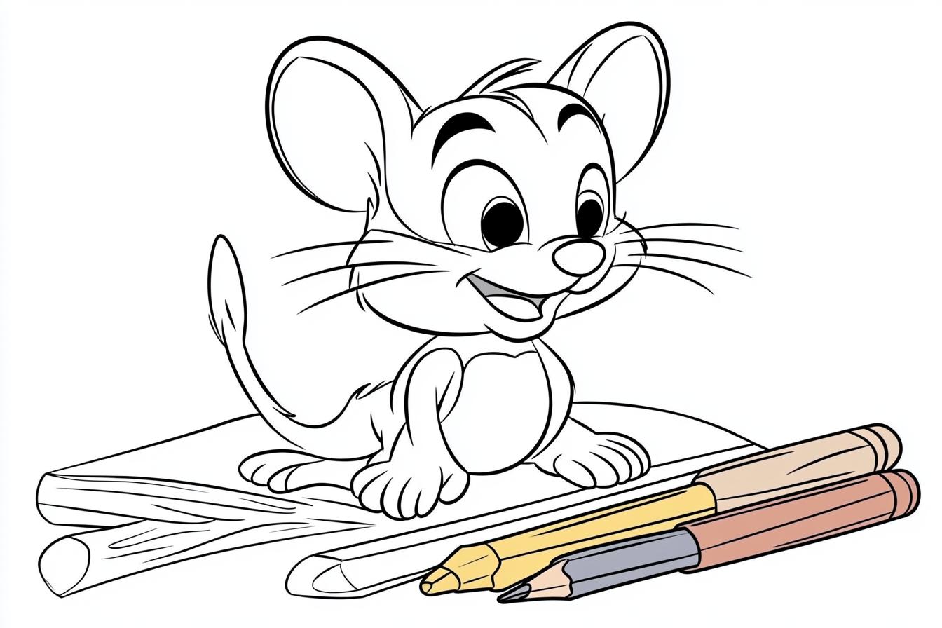 Tom And Jerry Coloring Pages Free Printable PDF Tom And Jerry Coloring Pages