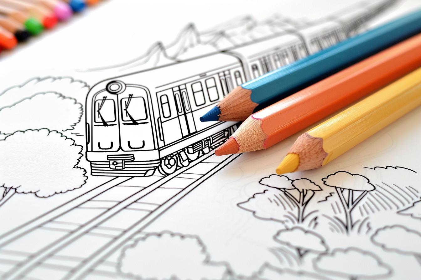 Train Coloring Pages Free Printable PDF Train Coloring Pages