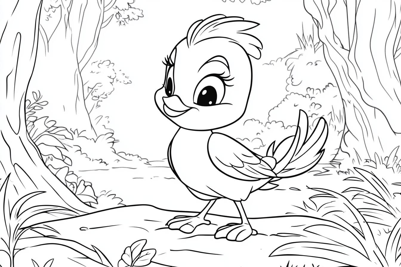 Tweety Bird Coloring Pages Free Printable PDF Tweety Bird Coloring Pages