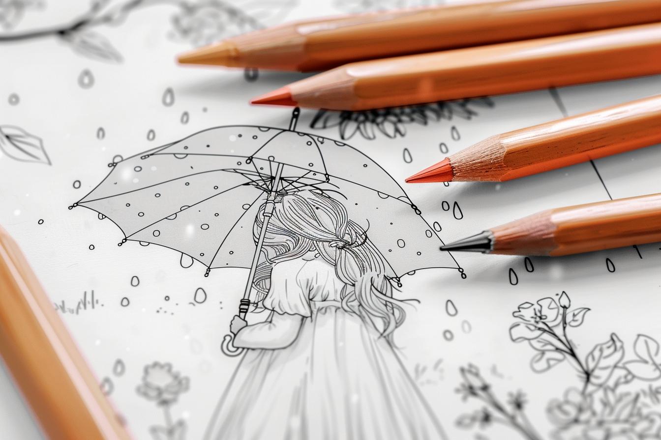 Umbrella Coloring Pages Free Umbrella Coloring Pages