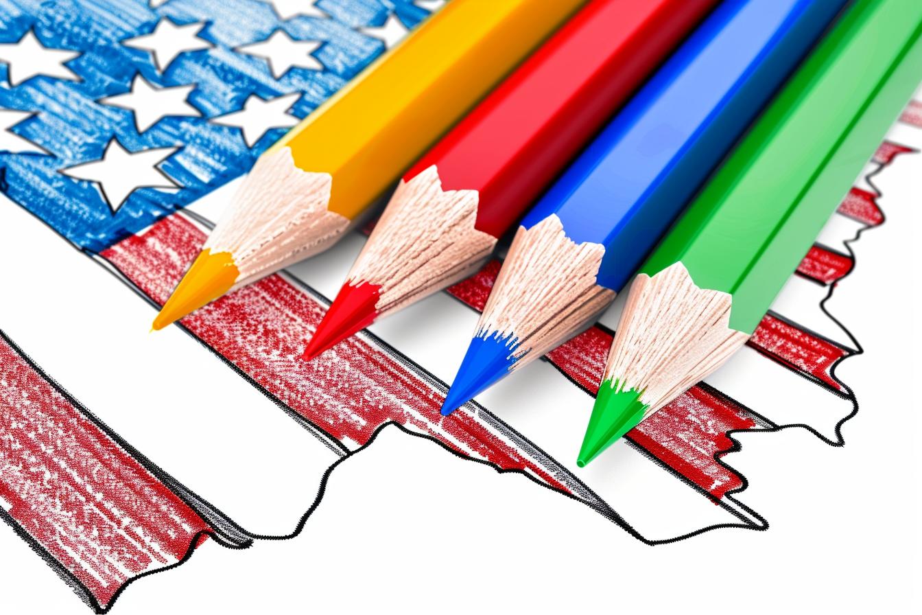 USA Flag Coloring Pages Free Printable PDF USA Flag Coloring Pages