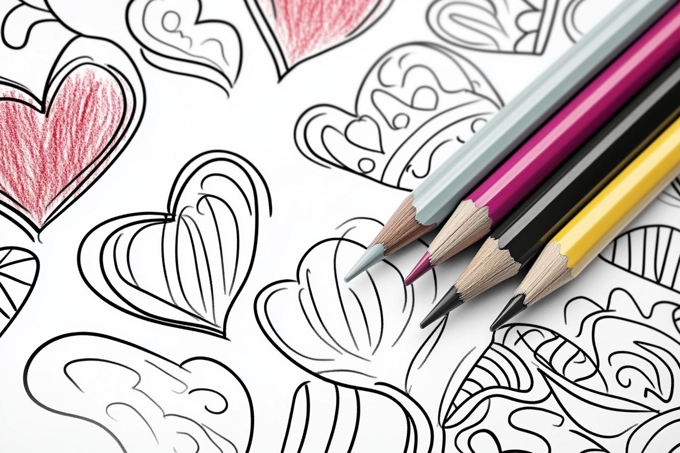 Valentines Day Coloring Pages Free Printable PDF Valentines Day Coloring Pages
