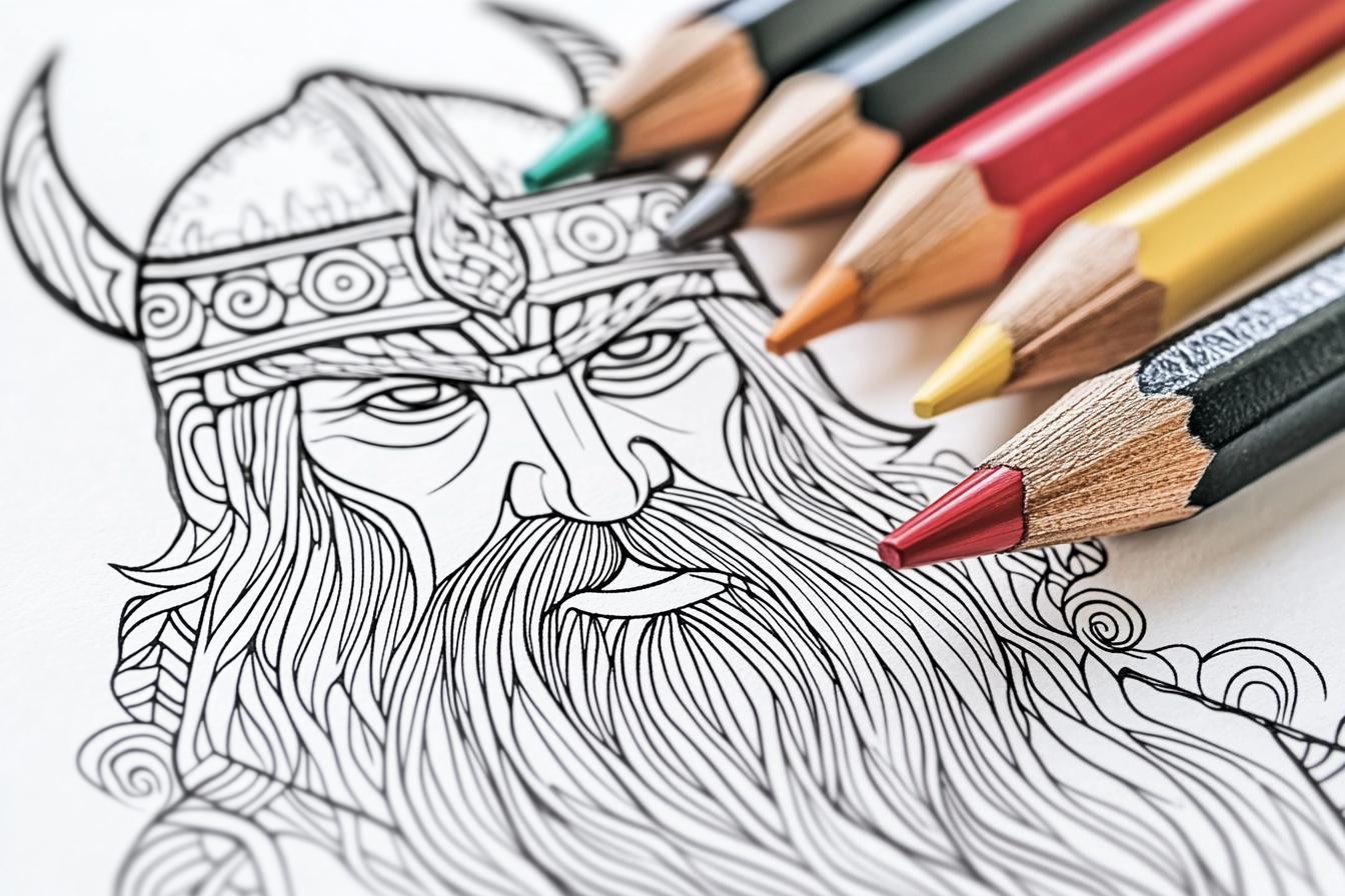 Viking Coloring Pages Free Printable PDF Viking Coloring Pages